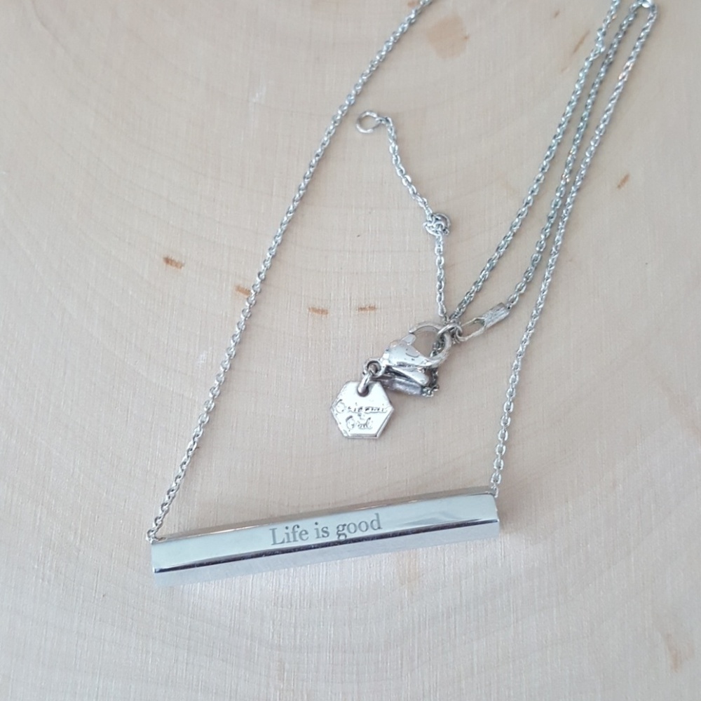 Origami owl neclace.  Life is good.